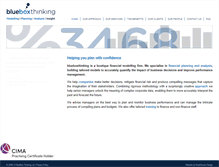 Tablet Screenshot of blueboxthinking.com